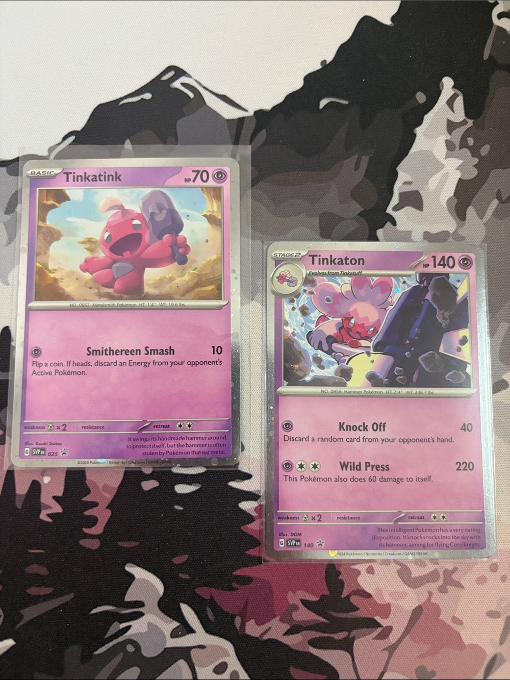 Tinkatink & Tinkaton Pokémon Evolution Promo Card Lot | 2 Cards ✨5/$25✨